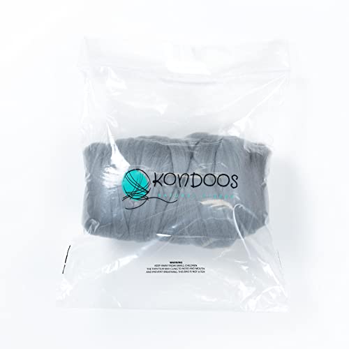 Colored Natural Wool roving (16 Ounce)