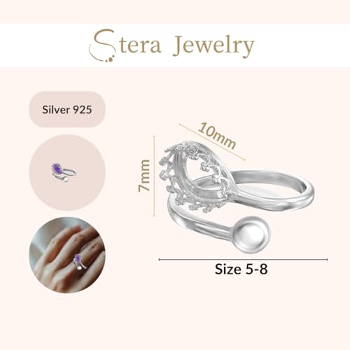 925 Sterling Silver Ring Blanks (2 Count)