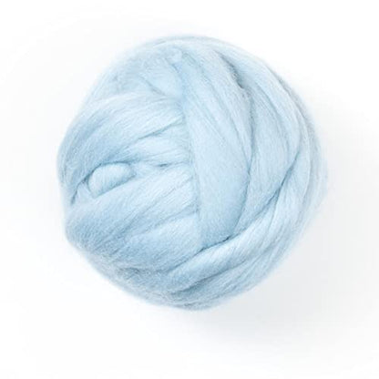 Colored Natural Wool roving (8 Ounce)