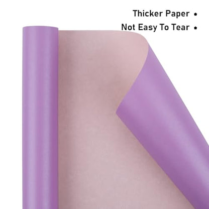 Light Purple Matte Wrapping Paper (46.58 Sq Ft)