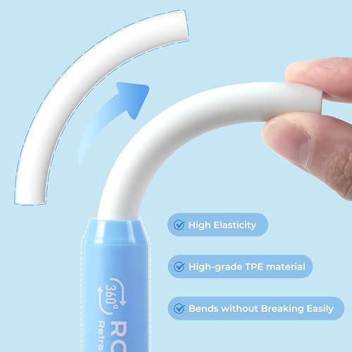 6 Pack Rotary Retractable Erasers (6 Count)