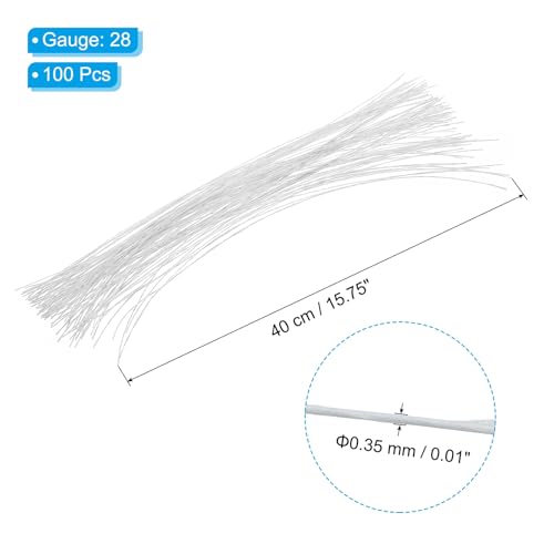 28 Gauge 16" Floral Stem Wire