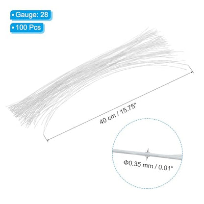 28 Gauge 16" Floral Stem Wire