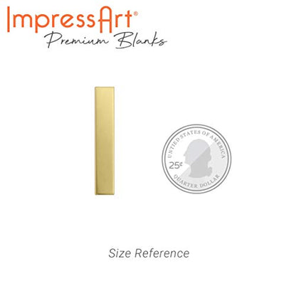 Premium Metal Stamping Rectangle Blanks for Metal Stamping and Jewelry Making