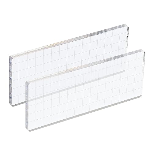 6" x 3" Acrylic Stamp Block (2 Count)