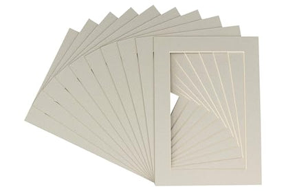 Pack of TEN 11x14 Mats Bevel Cut for 9x12 Photos (10 Count)