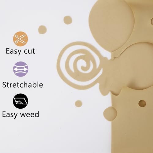 Heat Transfer Vinyl Soil Golden HTV Rolls