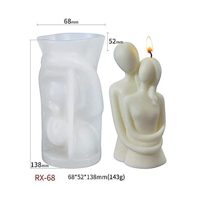 Love Couple Silicone Resin Mold