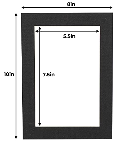 6x8 Mat for 8x10 Frame (25 Count)