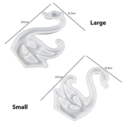 2 Pack Swan Molds Swan Resin Mold