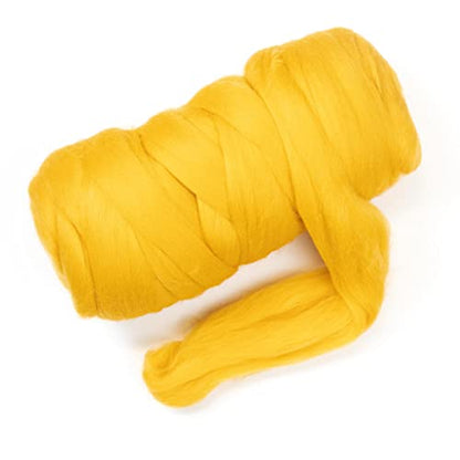 Colored Natural Wool roving (16 Ounce)