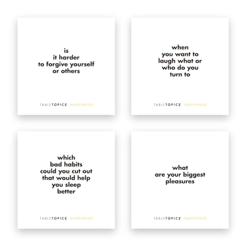Happiness Question Card Game