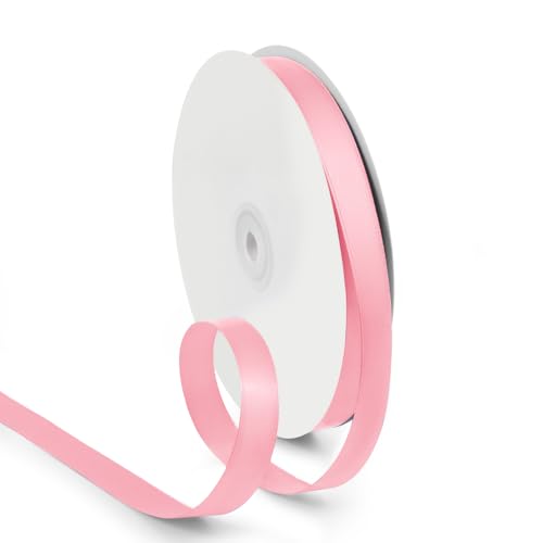 5 8 Inch 100 Yards Satin Ribbon Light Pink (300 Foot)
