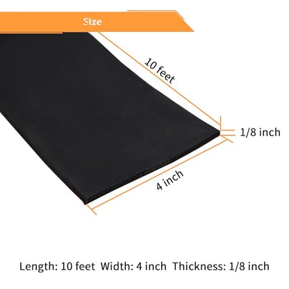 Adhesive Reinforced Solid Rubber Sheets (10 Foot)