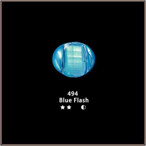 Blue Flash Acrylic Paint 120ml (4.05 Fl Oz)