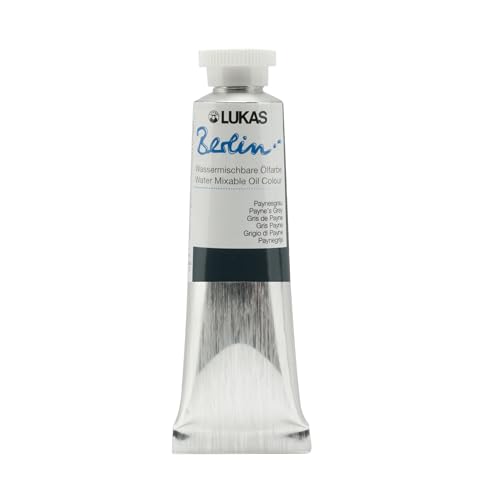 Berlin Pro Artists Water Mixable Oil Paint 37 ml Tube Paynes Grey