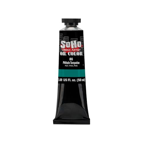 Oil Paint Phthalo Turquoise
