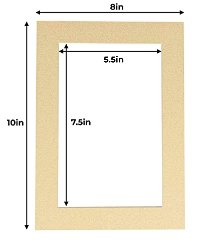 8x10 Mat for 6x8 Photo (10 Count)