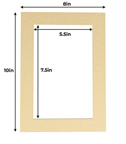 8x10 Mat for 6x8 Photo (10 Count)