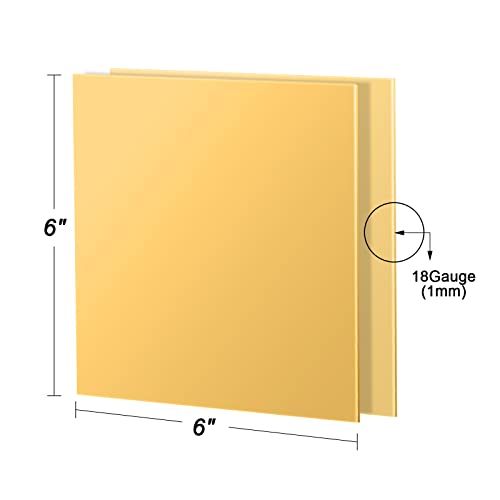 2 Pcs Brass Sheet