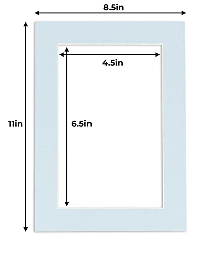 5x7 Mat for 8.5x11 Frame