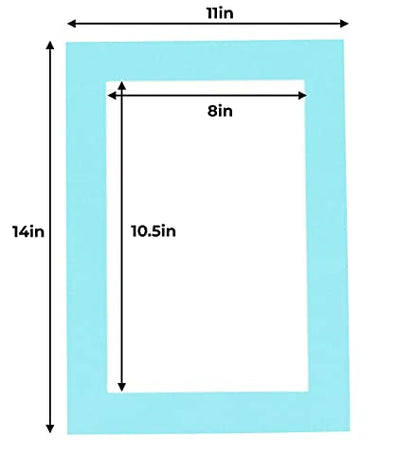 11x14 Mat for 8.5x11 Photo