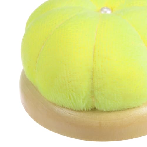 Wooden Base Needle Pincushions Japanese Style Pin Cushions Round Pin Cushion Needle Holder for Sewing Quilting Needlework DIY Crafts