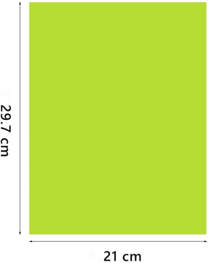 A4 Origami Paper Yellow Green 100 Sheets, 8.27×11.7 inch Double Sided Color Easy Fold Big Origami Paper A4 Colored Copy Paper Thin 70gsm for Beginners, DIY handwork Art Craft Projects (210 x 297 mm) - Crafty Corner