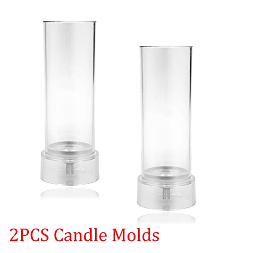 2PCS Pillar Candle Mold (2 Count)