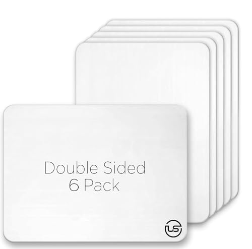Small Dry Erase Board 9x12 Mini White Board for Kids 6 PK Double Sided