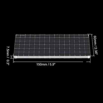 6" x 3" Acrylic Stamp Block (2 Count)