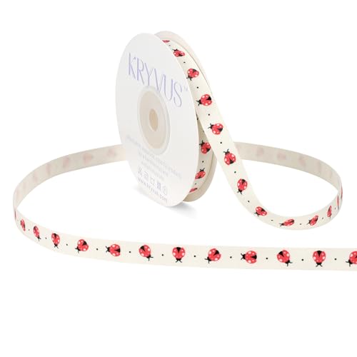 Ladybug Cotton Ribbon 3 (36 Foot)