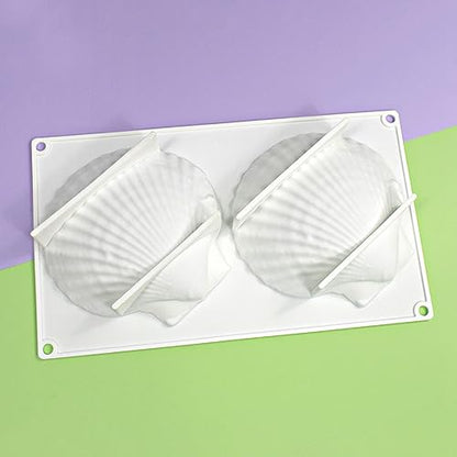 Big Sea Shell Silicone Baking Mold for Baking 3D Bakeware Chocolate Mold Cupcake Pan Cake DIY Muffin Kitchen Tool
