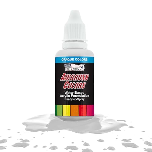 Opaque White Acrylic Airbrush Paint