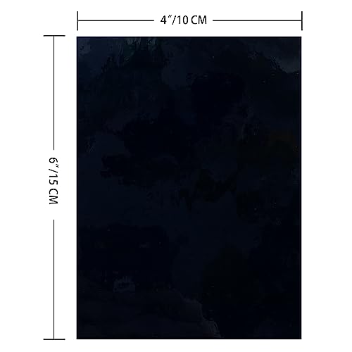 12 Sheets White Black Stained Glass Variety Pack