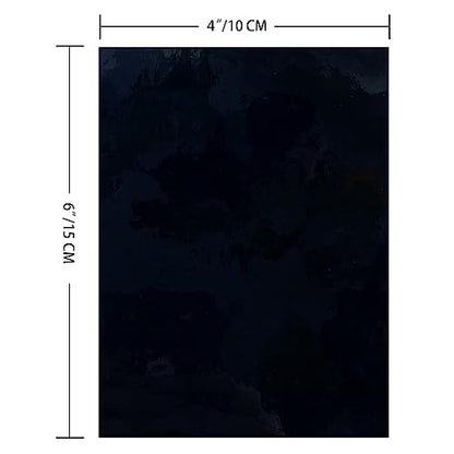 12 Sheets White Black Stained Glass Variety Pack