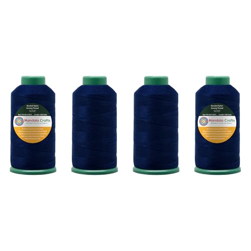 Size 69 210D T70 Navy Blue Combo Bonded Nylon Thread 6000YDs (18000 Foot)