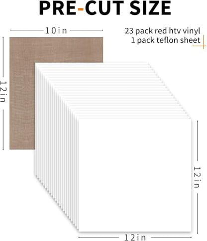 White HTV Heat Transfer Vinyl Bundle