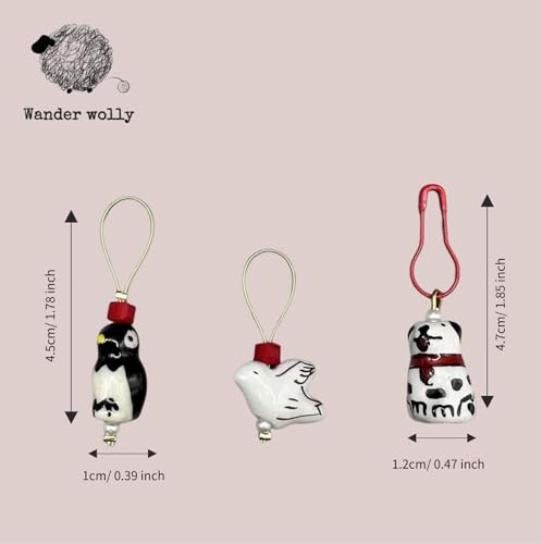Handmade Animal Stitch Markers for Knitting