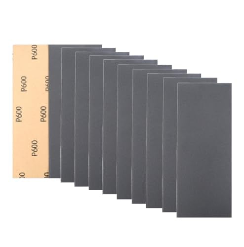 30Pcs 9 x 3.6 Inchs 600 Grit Wet and Dry Handmade Universal Sanding Sheets