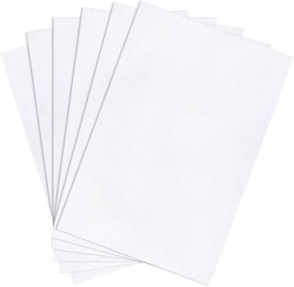 6 Pieces Aida Cloth 14 Count White