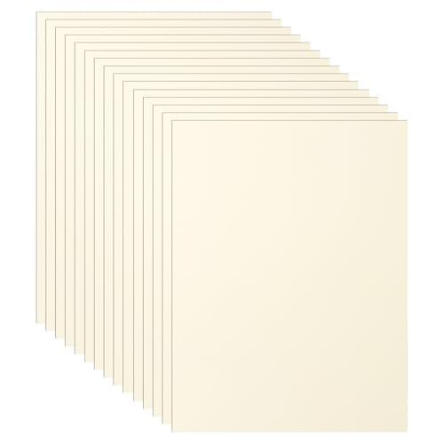 40 Sheets Cream Cardstock 8.5 x 11 Off White Paper 75lb (40 Count)