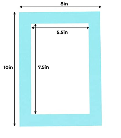 8x10 Mat for 6x8 Photo