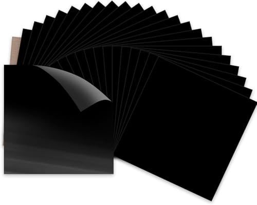 Black HTV Heat Transfer Vinyl Bundle (24 Count)