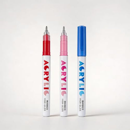 Acrylic Gel Pens (12 Count)