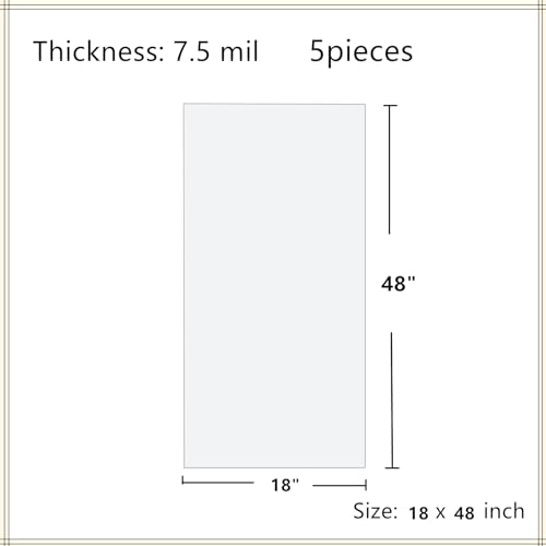 Clear Craft Plastic Sheets (5 Count)