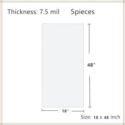 Clear Craft Plastic Sheets (5 Count)