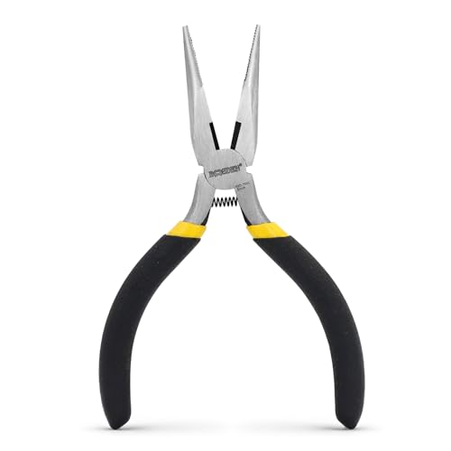 5 Inch Small Needle Nose Pliers Mini Jewelry Plier Spring Loaded