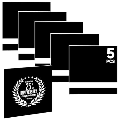 5PCS Laser Engraving Double Color ABS Plastic Sheet