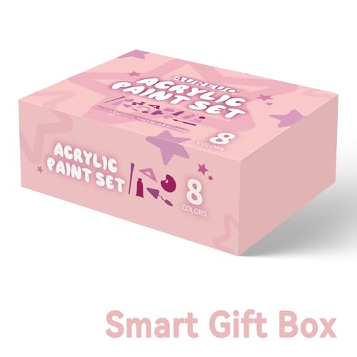 Pink Acrylic Paint Set (5.68 Fl Oz)